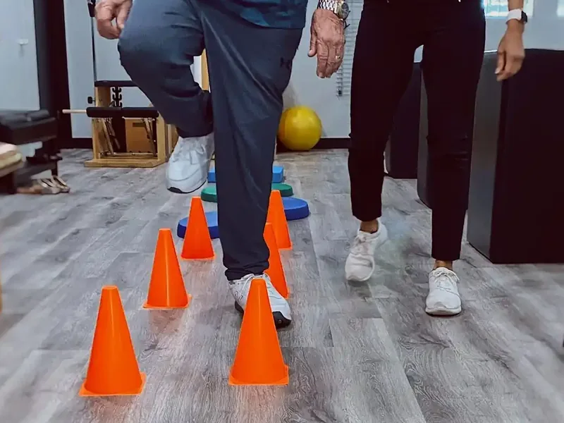 Pyramid Physical Therapy & Pilates clinician working with a patient in San Antonio, TX