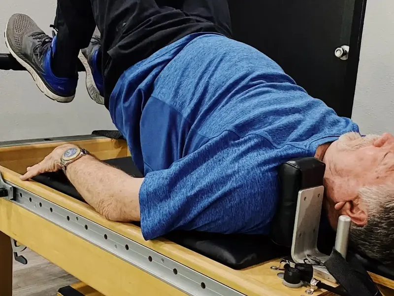 Pyramid Physical Therapy & Pilates clinician working with a patient in San Antonio, TX