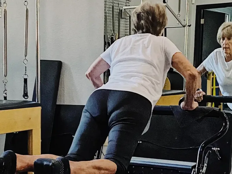 Pyramid Physical Therapy & Pilates clinician working with a patient in San Antonio, TX